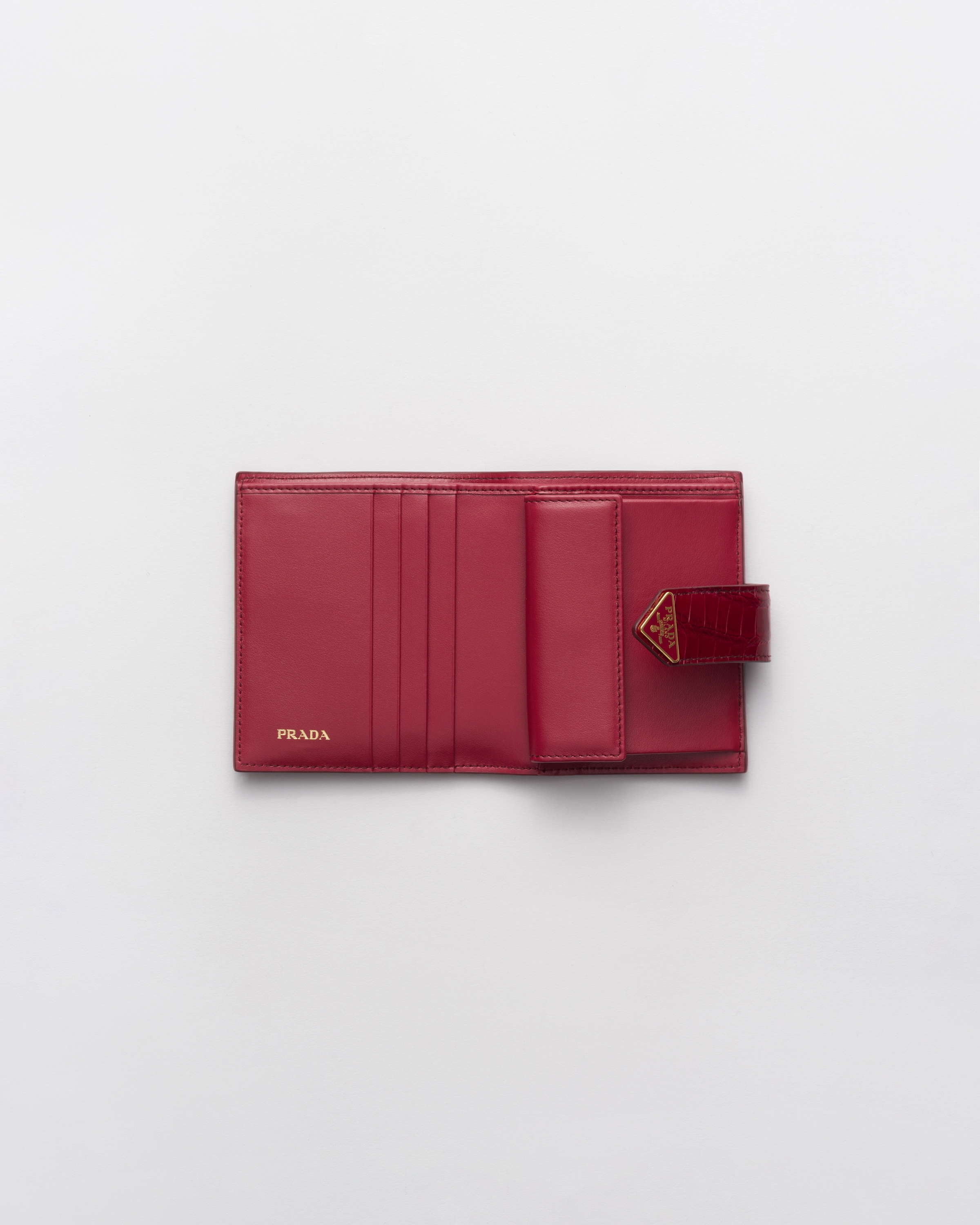PRADA♡レッドウォレット プラダ PRADA 財布 SAFFIANO FOLDING WALLET サフィアーノ