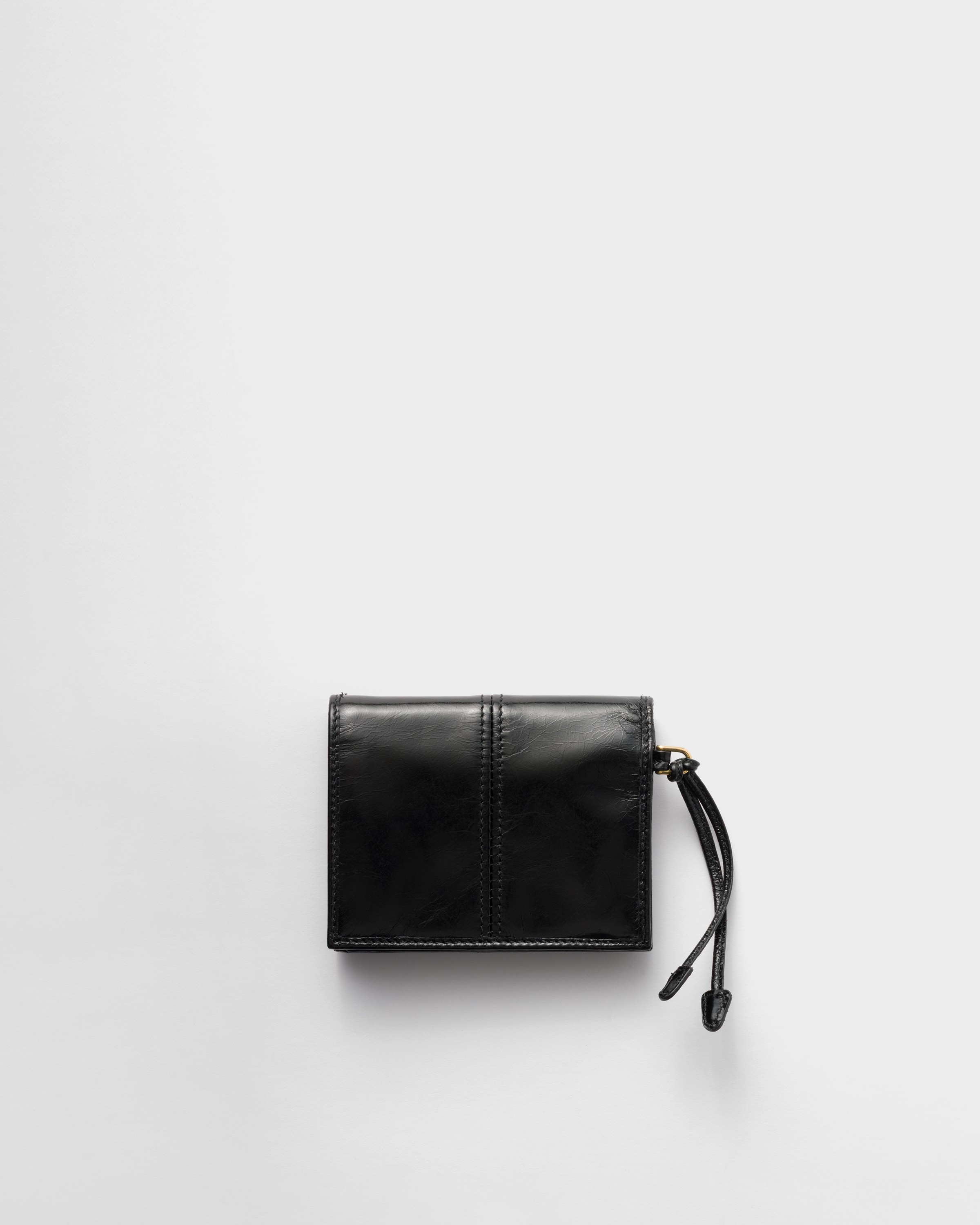 Black Small leather wallet | PRADA