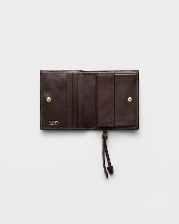 Small leather wallet - Dark Brown Small leather wallet - Dark Brown
