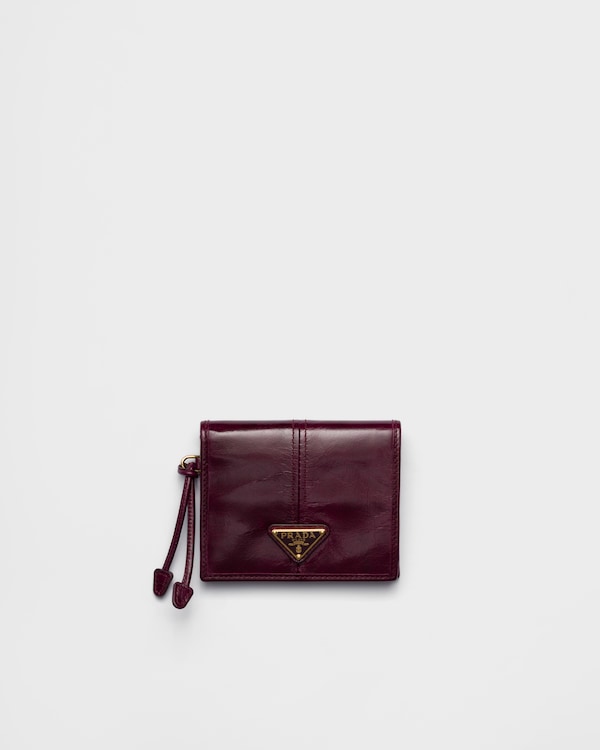 Black Small Saffiano Leather Wallet | PRADA