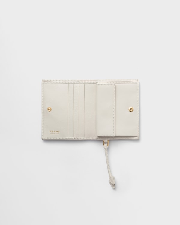 Small leather wallet - White Small leather wallet - White