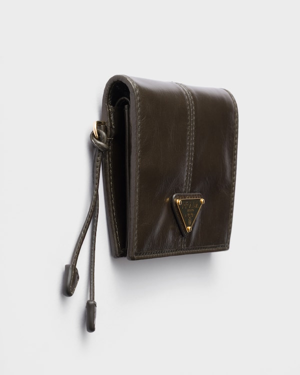 Small leather wallet - Forest Small leather wallet - Forest