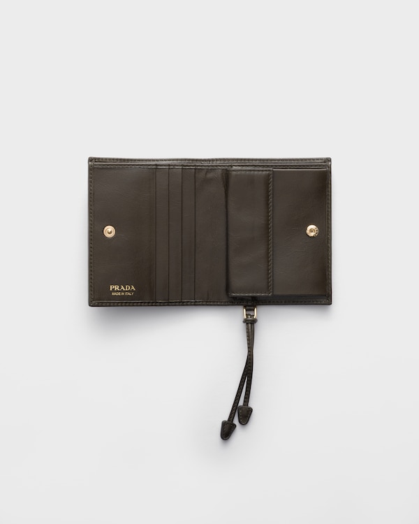 Small leather wallet - Forest Small leather wallet - Forest