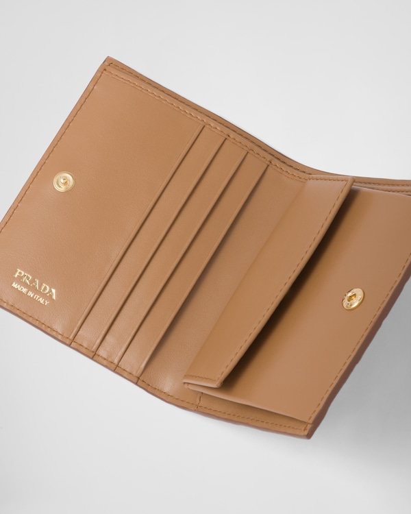 محفظة جلد نعام صغيرة - كراميل محفظة جلد نعام صغيرة - كراميل