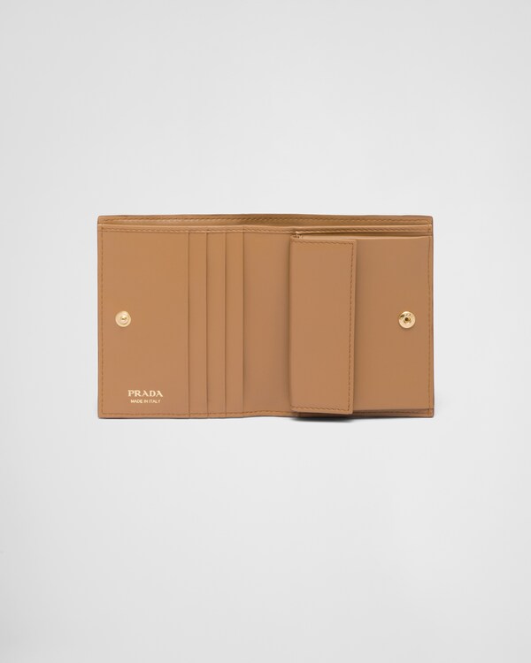 محفظة جلد نعام صغيرة - كراميل محفظة جلد نعام صغيرة - كراميل