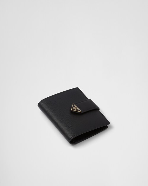 Prada Small Saffiano and leather wallet 2