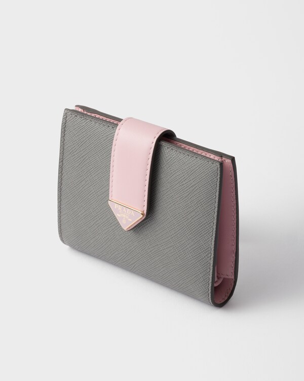 사피아노 및 가죽 반지갑 사피아노 및 가죽 반지갑