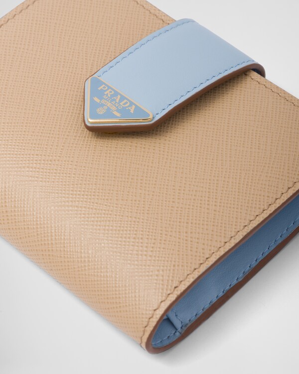 사피아노 및 가죽 반지갑 사피아노 및 가죽 반지갑