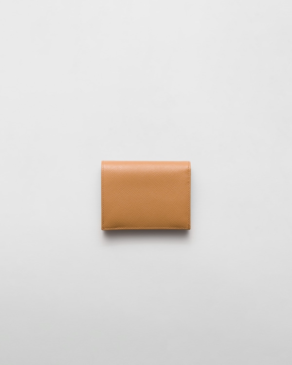 Petit portefeuille en cuir Saffiano Petit portefeuille en cuir Saffiano