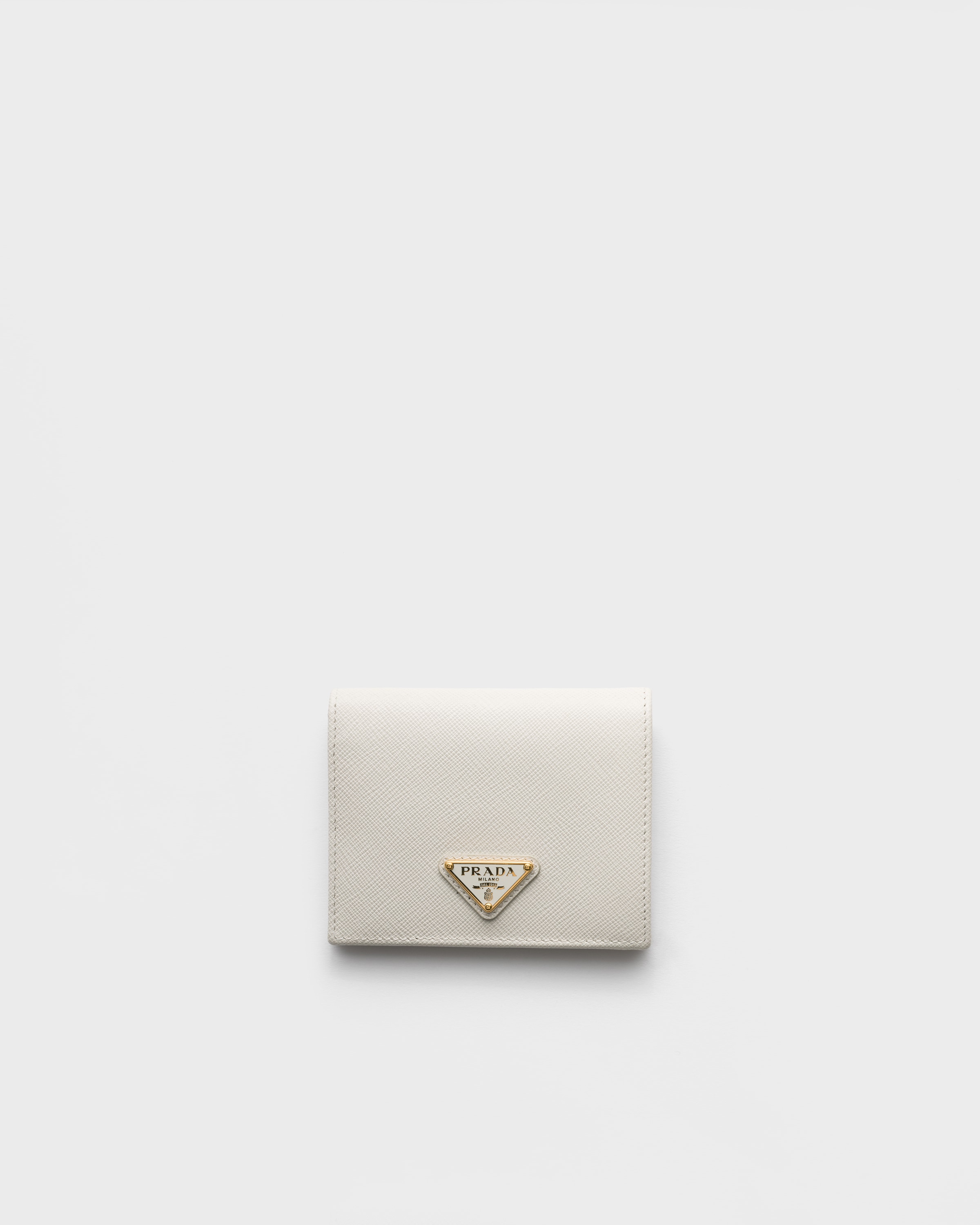 Cartera pequeña de piel Saffiano