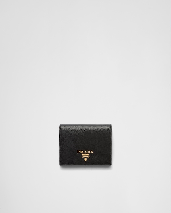 PRADA】マネークリップ付サフィアーノトライアングル 財布