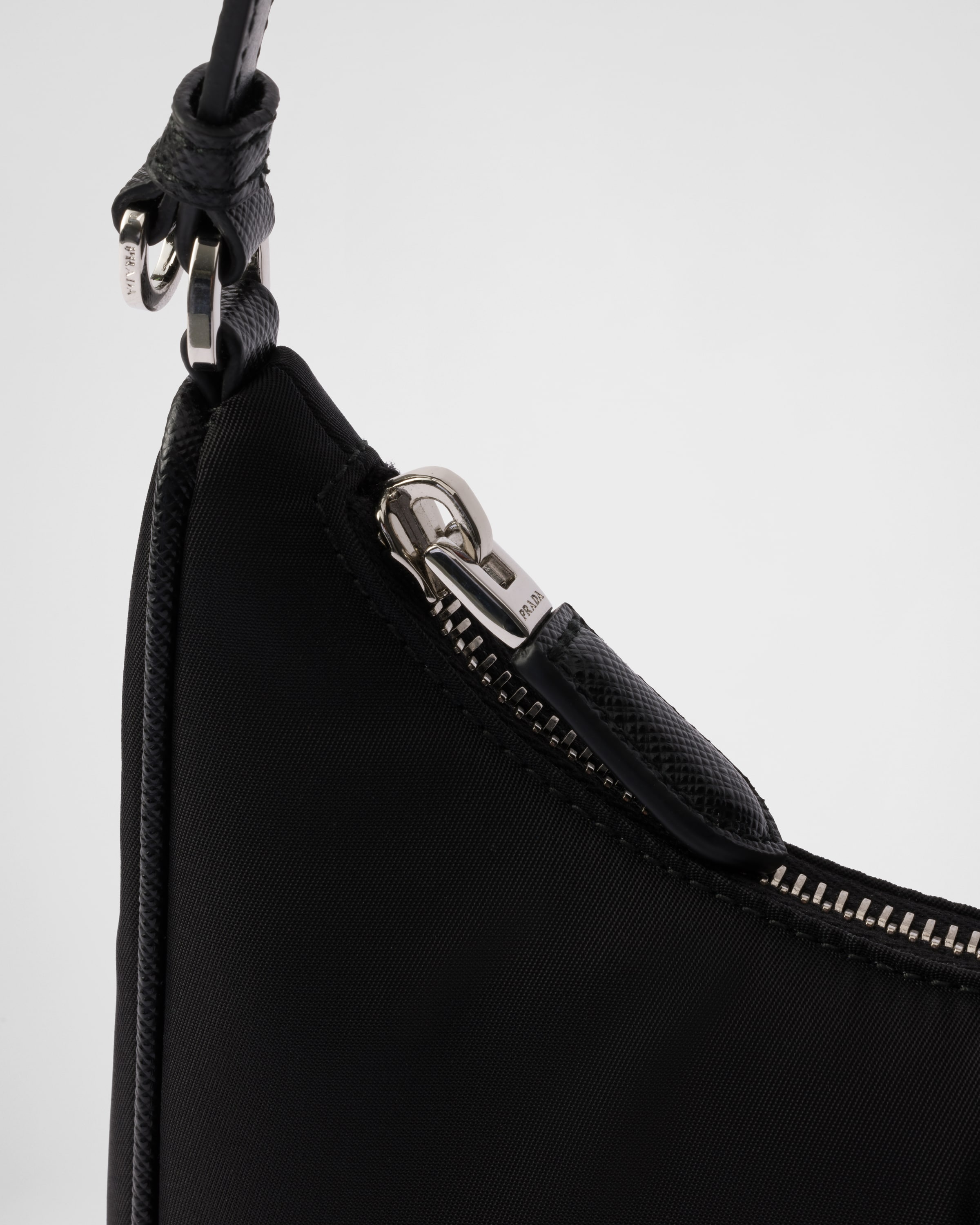 Black Prada Re-Edition 2005 Re-Nylon and Saffiano mini bag