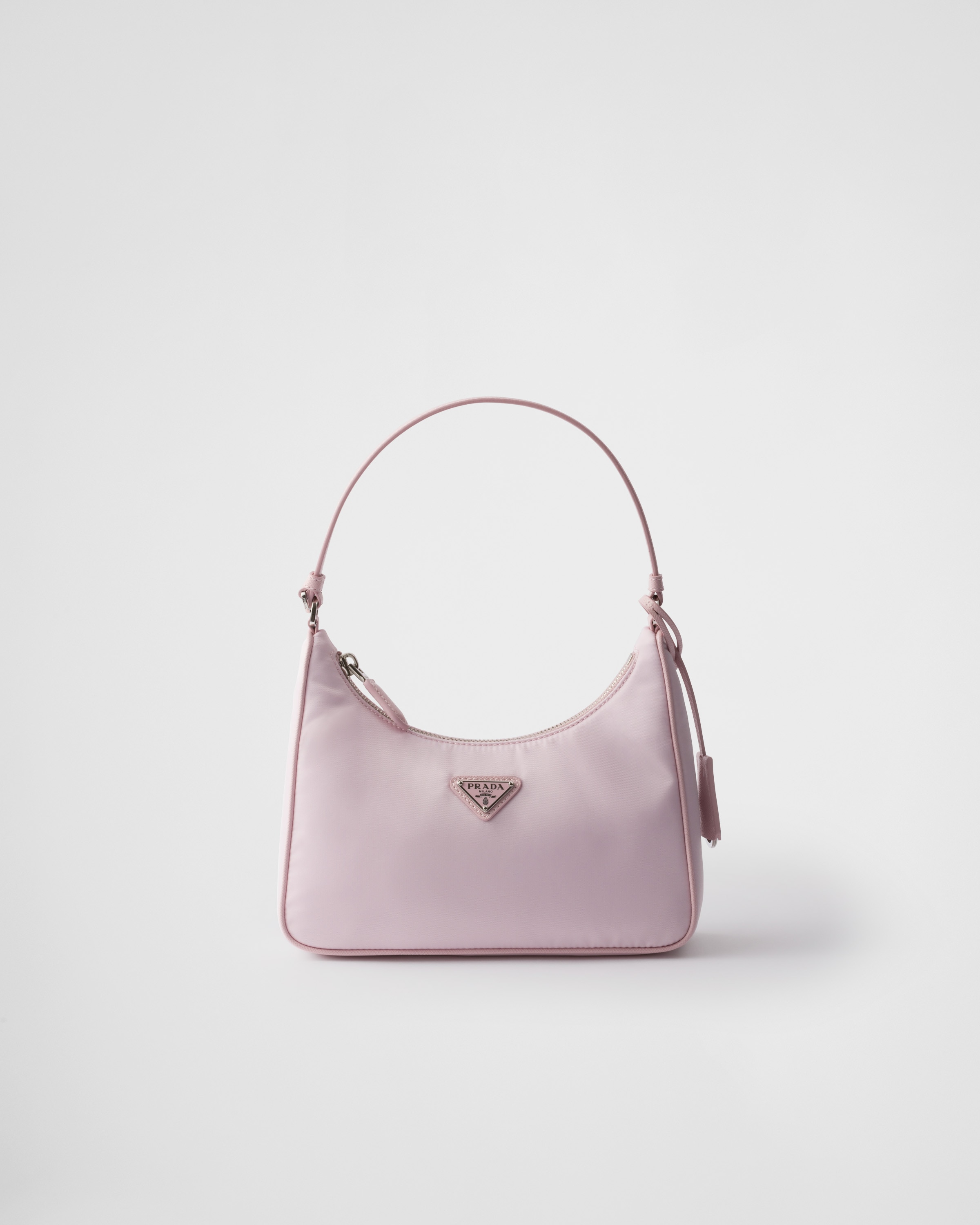 Prada Re-edition 2005 Re-nylon And Saffiano Mini Bag In Alabaster Pink
