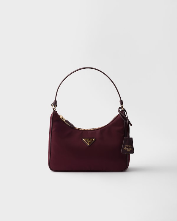 Black Prada Re-Edition velvet mini-bag | PRADA