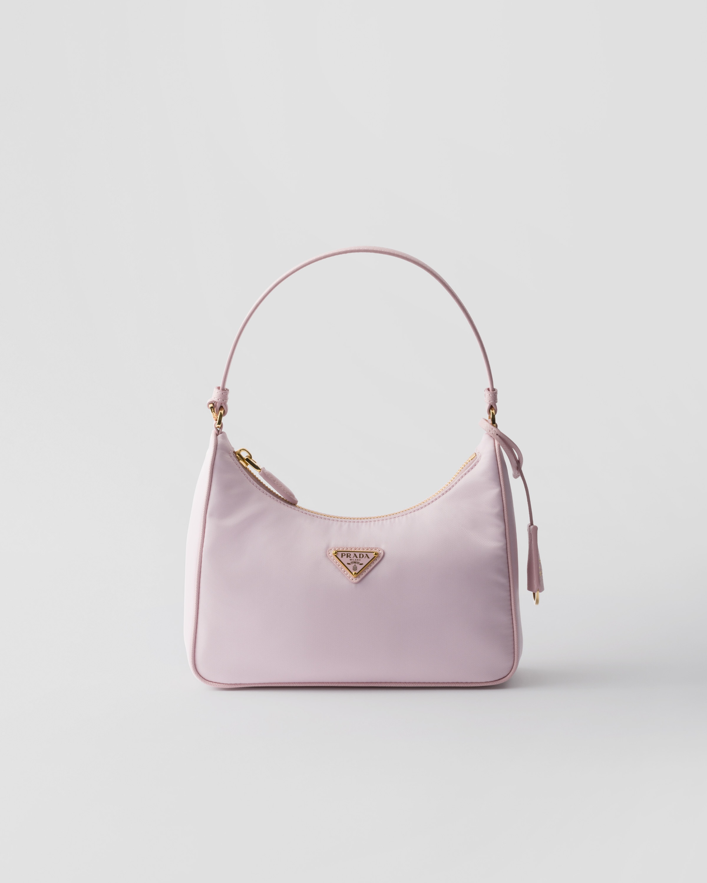 Prada Re-edition 2005 Re-nylon And Saffiano Mini Bag, Woman, Alabaster