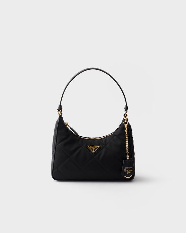 Prada Re-Edition 2005 Re-Nylon quilted mini-bag - Black Prada Re-Edition 2005 Re-Nylon quilted mini-bag - Black