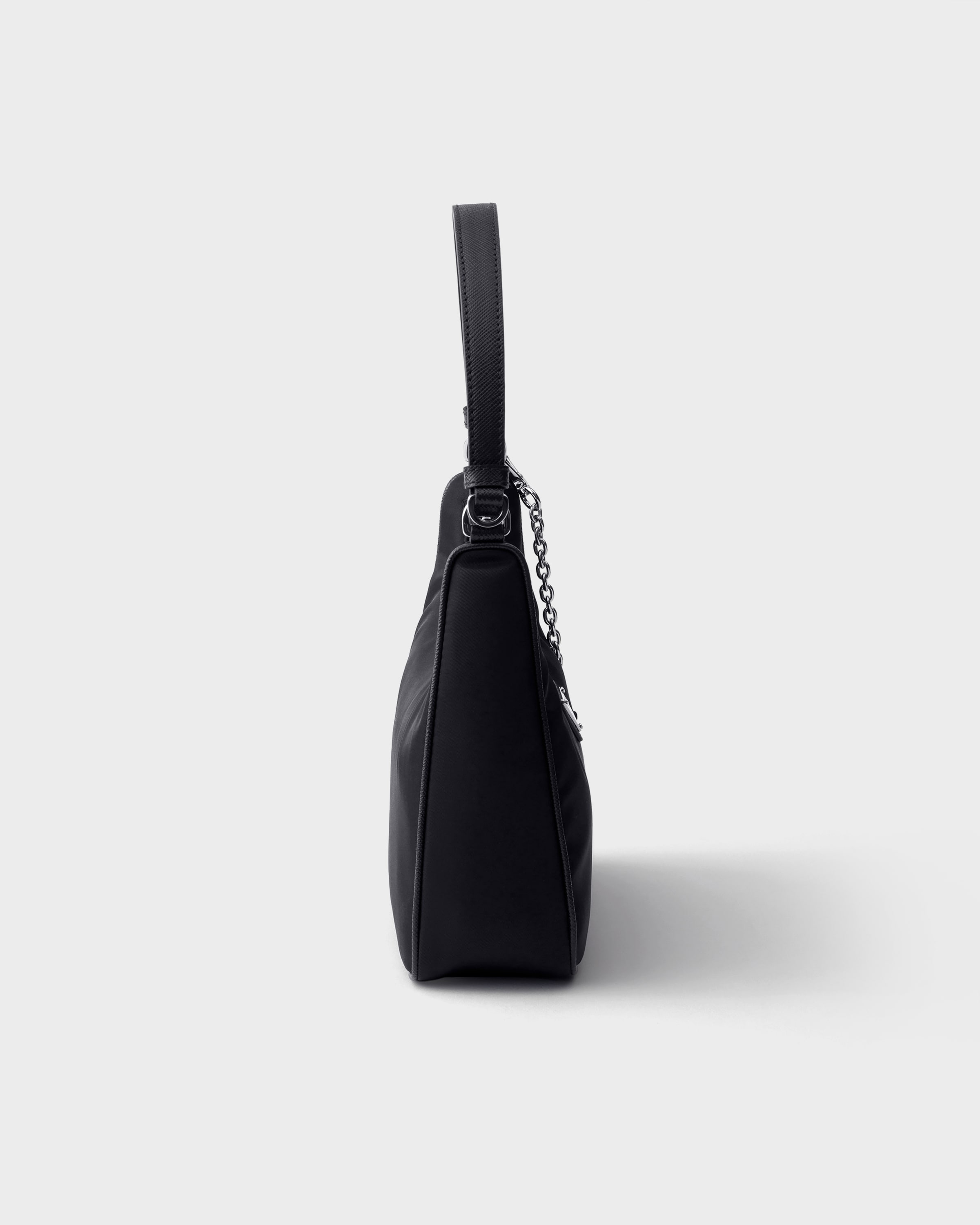 Black Prada Re-Edition 2005 Re-Nylon and Saffiano mini bag | PRADA 