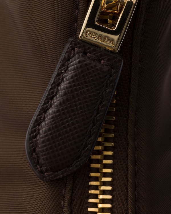 Prada Re-Edition 2005 Re-Nylon and Saffiano mini bag - Burnt Brown Prada Re-Edition 2005 Re-Nylon and Saffiano mini bag - Burnt Brown