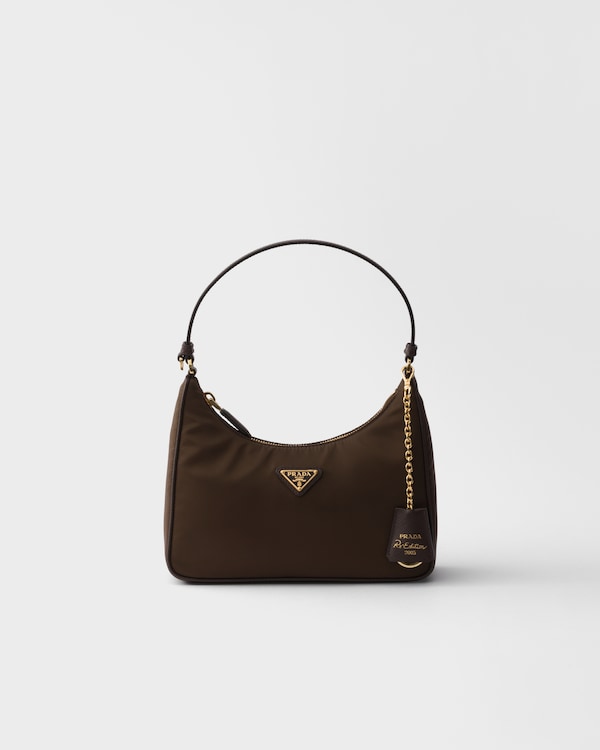 Prada Re-Edition 2005 Re-Nylon and Saffiano mini bag - Burnt Brown Prada Re-Edition 2005 Re-Nylon and Saffiano mini bag - Burnt Brown