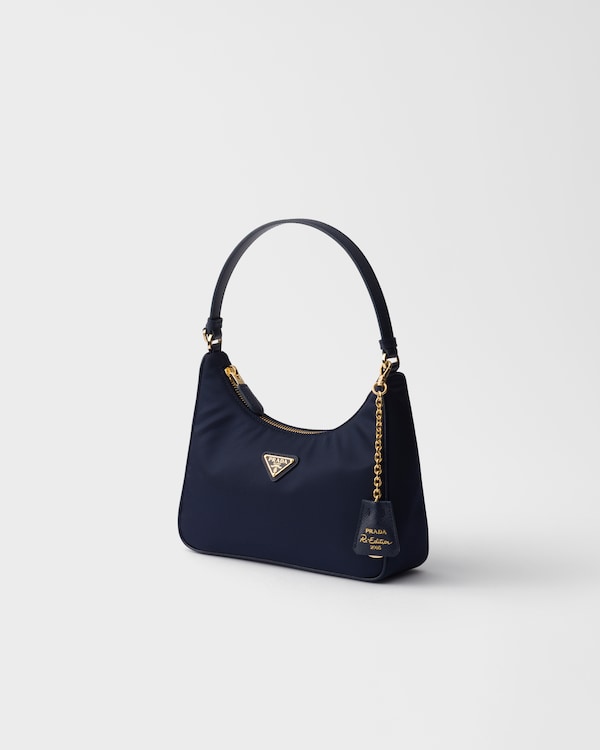 Prada Re-Edition 2005 Re-Nylon and Saffiano mini bag - Balticlue Prada Re-Edition 2005 Re-Nylon and Saffiano mini bag - Balticlue