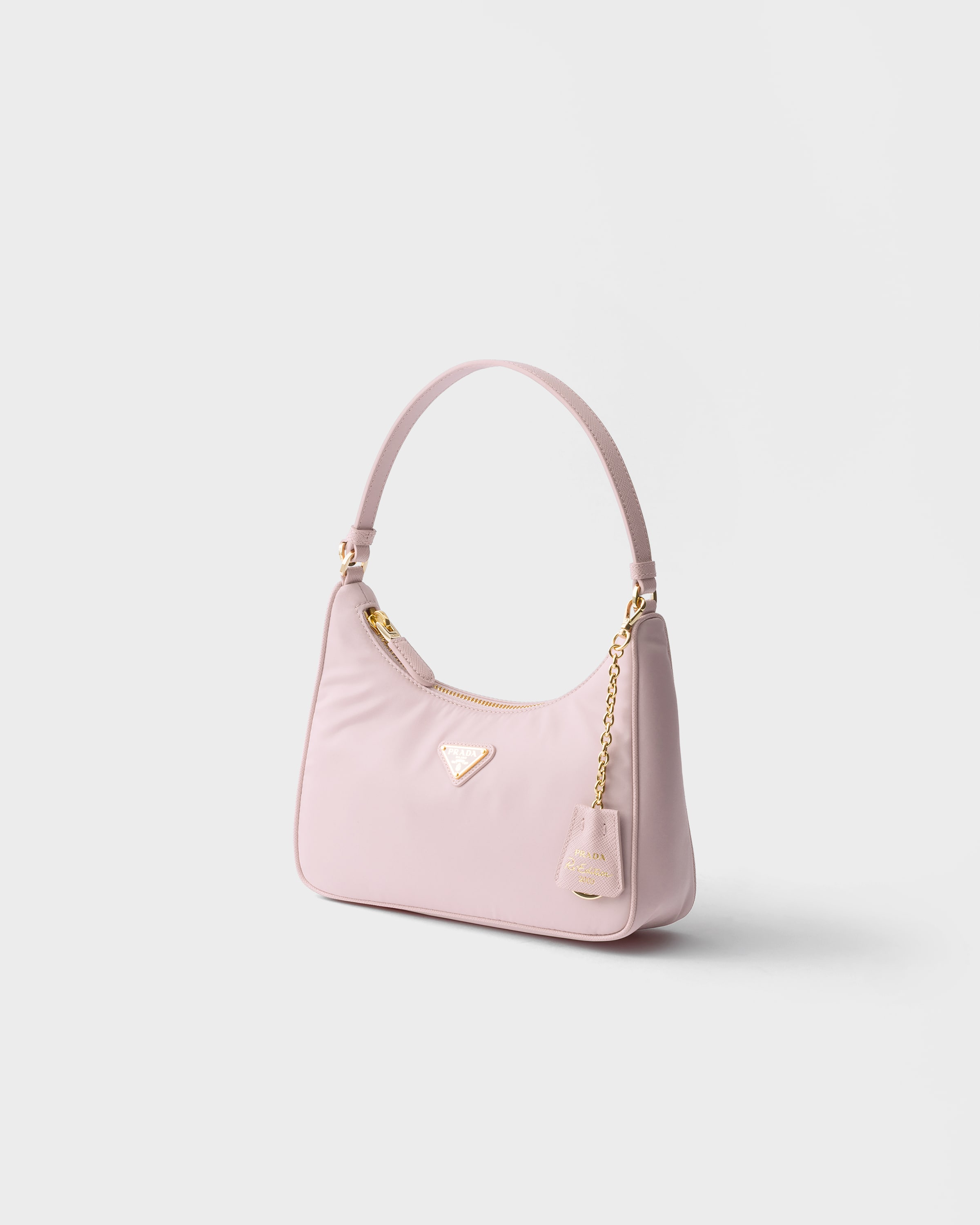 Alabaster Prada Re-edition 2005 Re-nylon And Saffiano Mini Bag