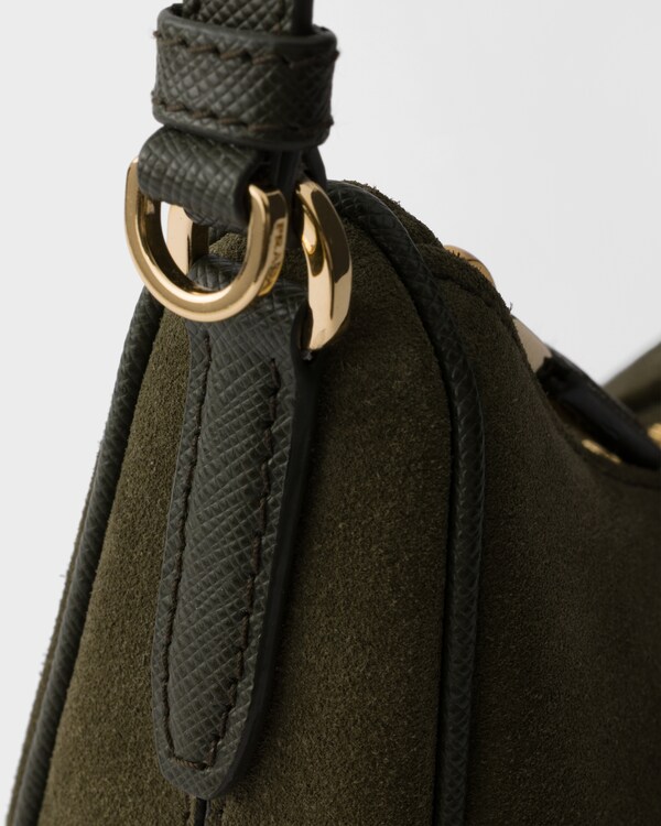 Prada Re-Edition 2005 suede mini-bag - Forest Prada Re-Edition 2005 suede mini-bag - Forest