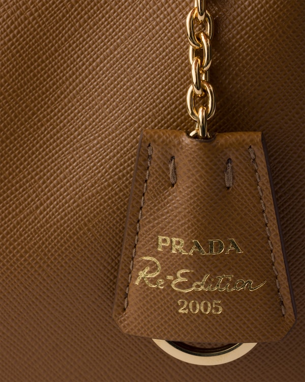 Prada Re-Edition 2005 Saffiano leather mini-bag - Caramel Prada Re-Edition 2005 Saffiano leather mini-bag - Caramel