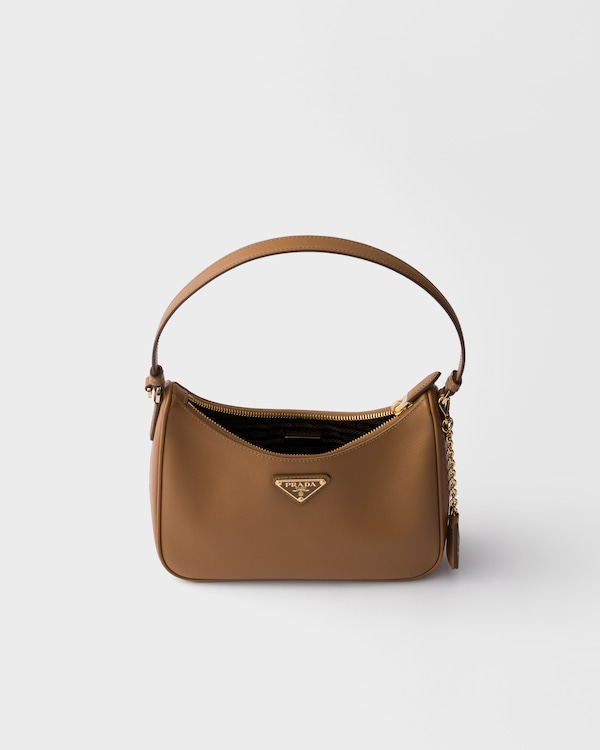 Prada Re-Edition 2005 Saffiano leather mini-bag - Caramel Prada Re-Edition 2005 Saffiano leather mini-bag - Caramel