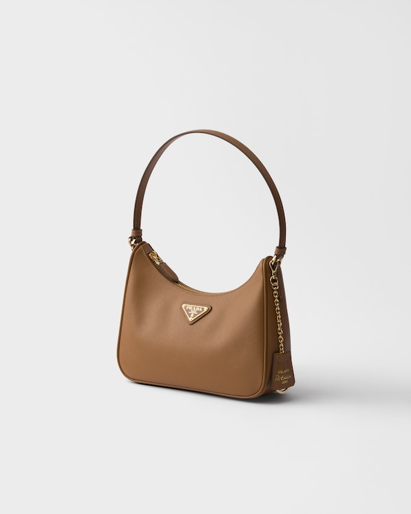 Prada Re-Edition 2005 Saffiano leather mini-bag - Caramel Prada Re-Edition 2005 Saffiano leather mini-bag - Caramel