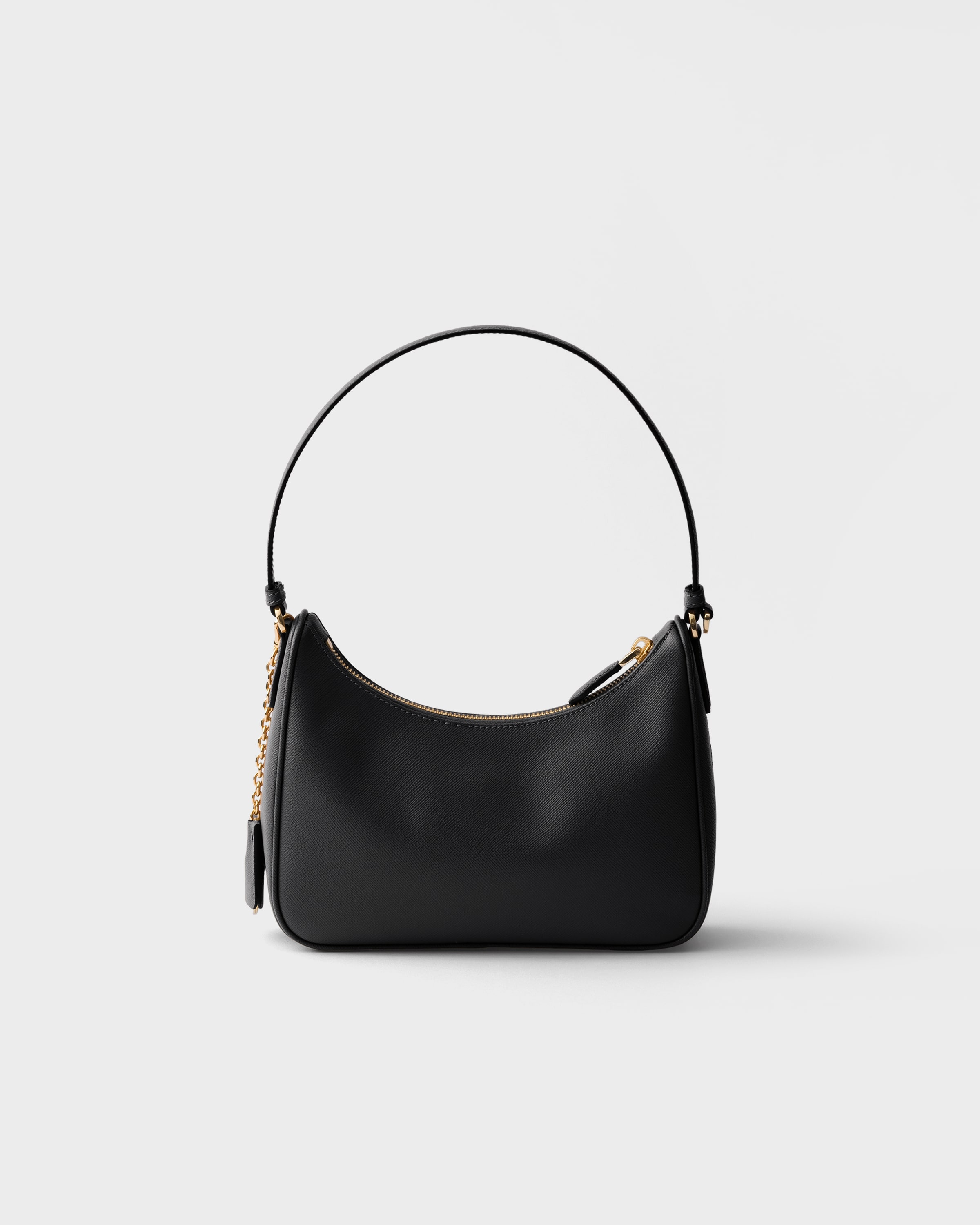 Black Prada Re-Edition 2005 Saffiano leather mini-bag | PRADA