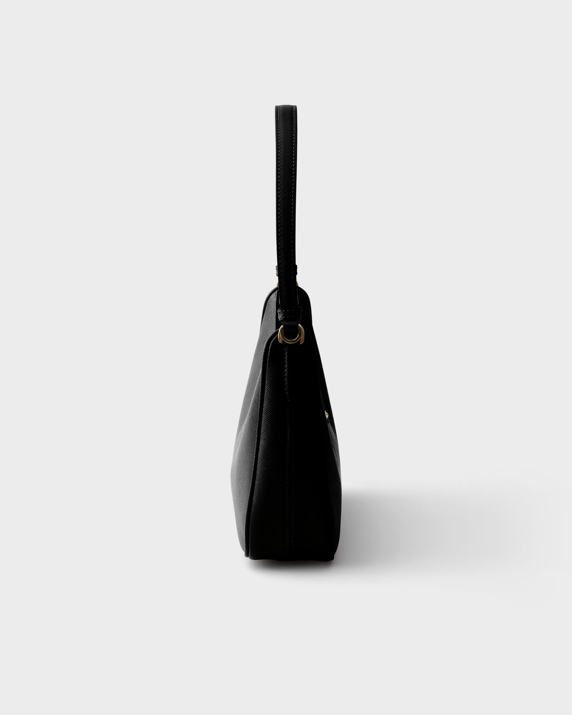 Black Prada Re-Edition 2005 Saffiano leather mini-bag | PRADA
