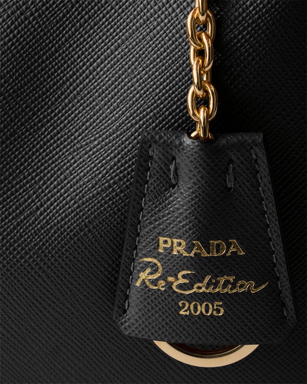 Prada Re-Edition 2005 Saffiano leather mini-bag - Black Prada Re-Edition 2005 Saffiano leather mini-bag - Black