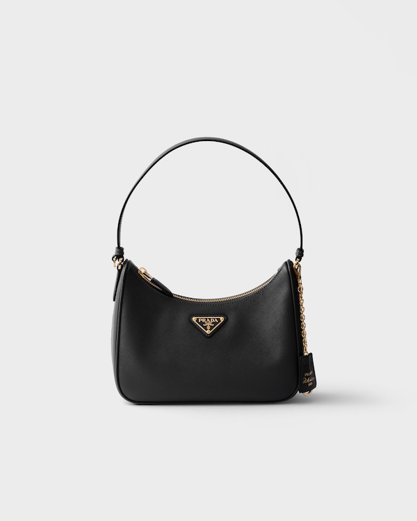 Prada Re-Edition 2005 Saffiano leather mini-bag - Black Prada Re-Edition 2005 Saffiano leather mini-bag - Black