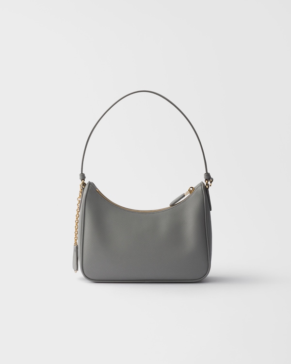 Prada Re-Edition 2005 Saffiano leather mini-bag - Cloudy Gray Prada Re-Edition 2005 Saffiano leather mini-bag - Cloudy Gray