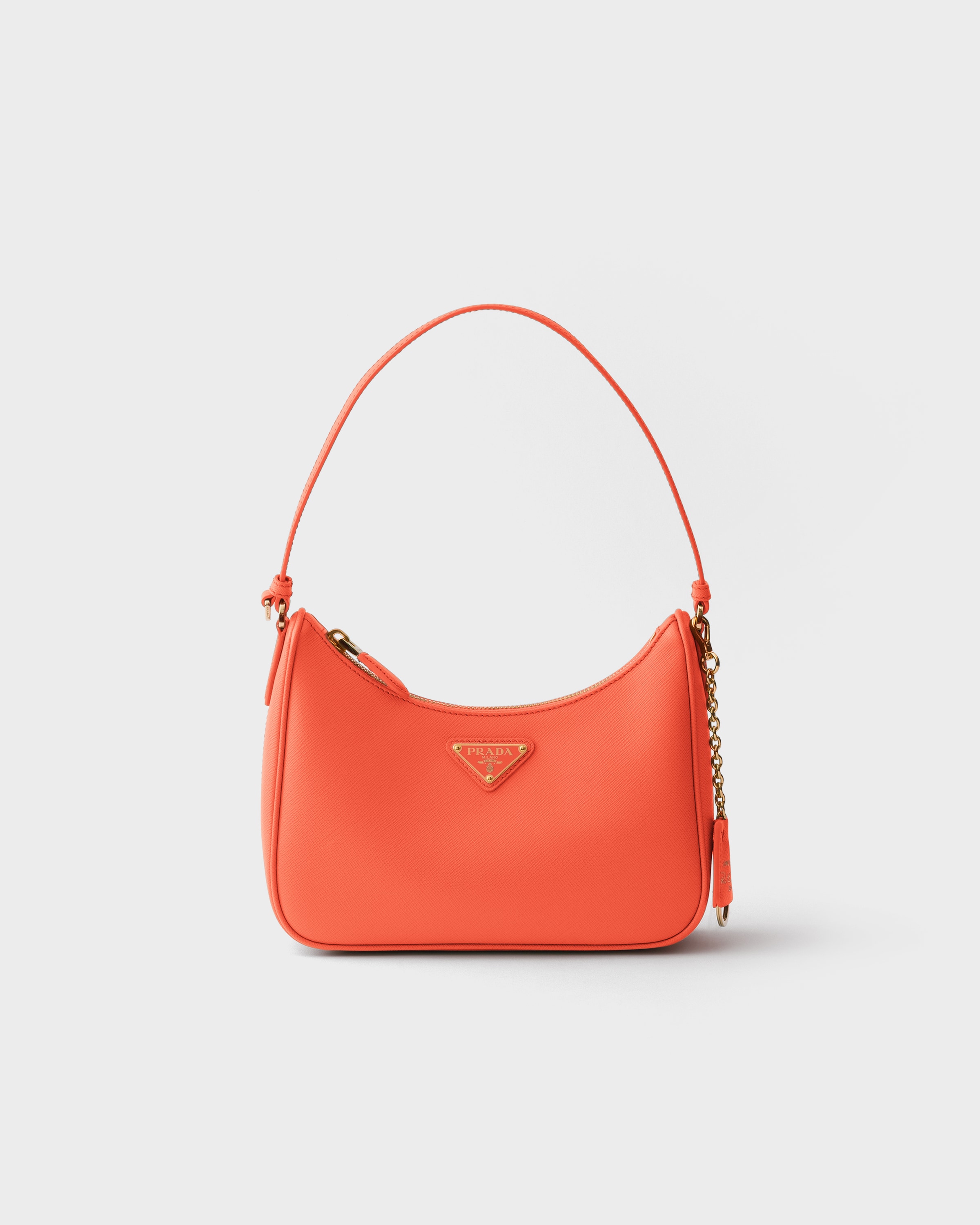 Orange Prada Re-edition 2005 Saffiano Leather Mini-bag | PRADA