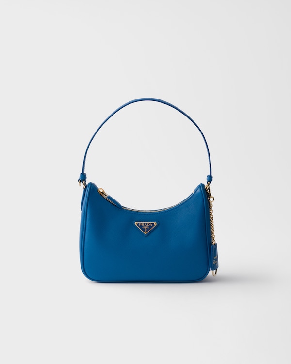 Prada Re-Edition 2005 Saffiano leather mini-bag - Sea Blue Prada Re-Edition 2005 Saffiano leather mini-bag - Sea Blue