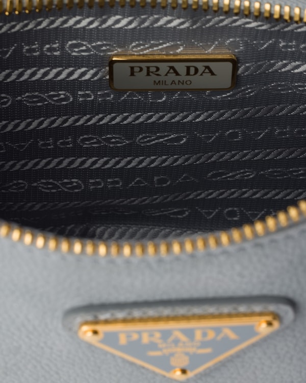 Prada Re-Edition 2005 nubuck and Saffiano leather mini-bag - Opaline Prada Re-Edition 2005 nubuck and Saffiano leather mini-bag - Opaline