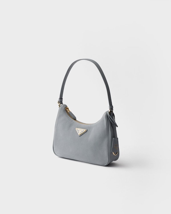 Prada Re-Edition 2005 nubuck and Saffiano leather mini-bag - Opaline Prada Re-Edition 2005 nubuck and Saffiano leather mini-bag - Opaline