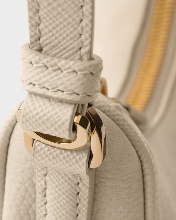 Prada Re-Edition 2005 nubuck and Saffiano leather mini-bag - Desert Beige Prada Re-Edition 2005 nubuck and Saffiano leather mini-bag - Desert Beige