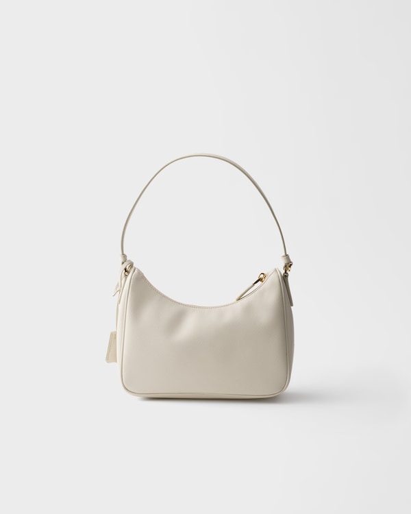 Prada Re-Edition 2005 Saffiano leather mini-bag - Chalk White Prada Re-Edition 2005 Saffiano leather mini-bag - Chalk White