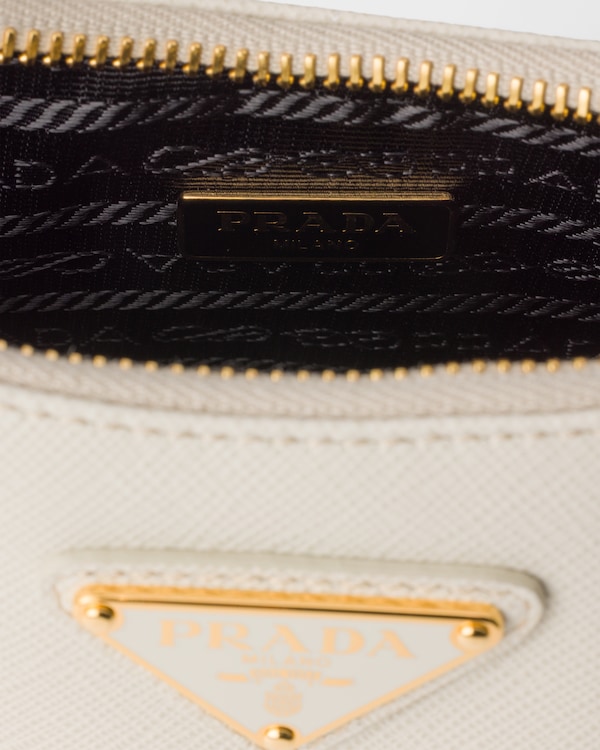 Prada Re-Edition 2005 Saffiano leather mini-bag - Chalk White Prada Re-Edition 2005 Saffiano leather mini-bag - Chalk White