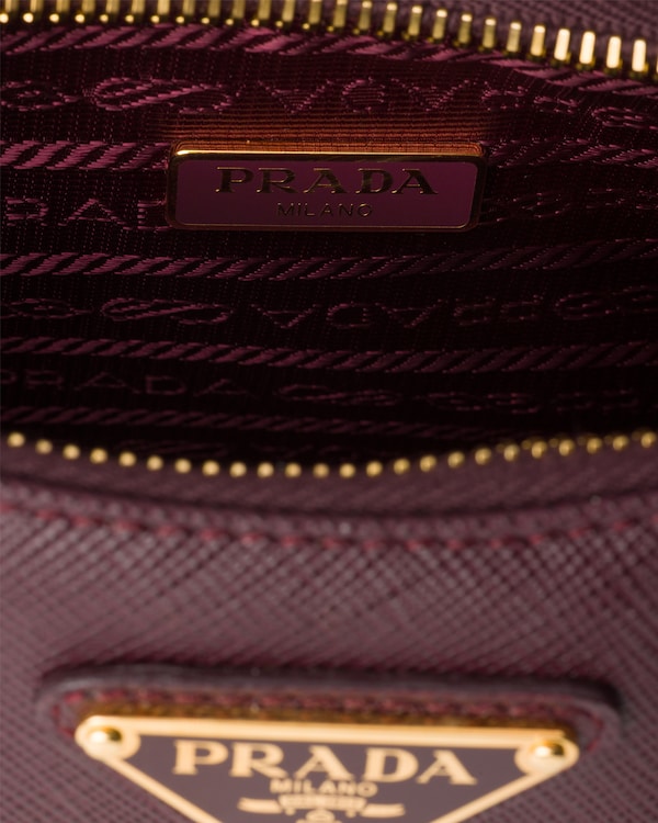 Prada Re-Edition 2005 Saffiano leather mini-bag - Burgundy Prada Re-Edition 2005 Saffiano leather mini-bag - Burgundy