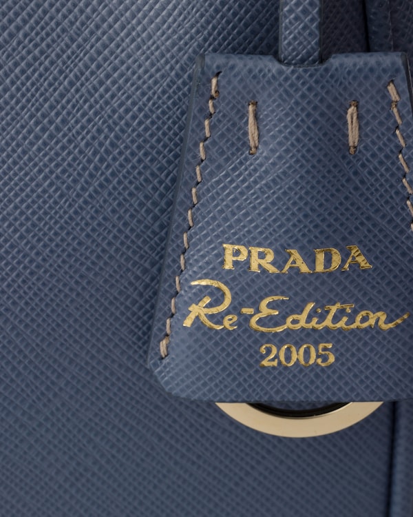 Prada Re-Edition 2005 Saffiano leather mini-bag - Aviation Blue Prada Re-Edition 2005 Saffiano leather mini-bag - Aviation Blue