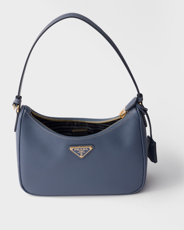 Prada Re-Edition 2005 Saffiano leather mini-bag - Aviation Blue Prada Re-Edition 2005 Saffiano leather mini-bag - Aviation Blue