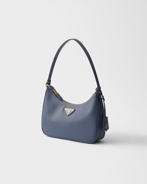 Prada Re-Edition 2005 Saffiano leather mini-bag - Aviation Blue Prada Re-Edition 2005 Saffiano leather mini-bag - Aviation Blue