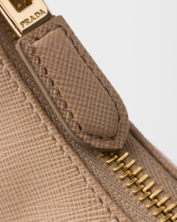 Prada Re-Edition 2005 Saffiano皮革迷你手袋 - 豆沙米色 Prada Re-Edition 2005 Saffiano皮革迷你手袋 - 豆沙米色