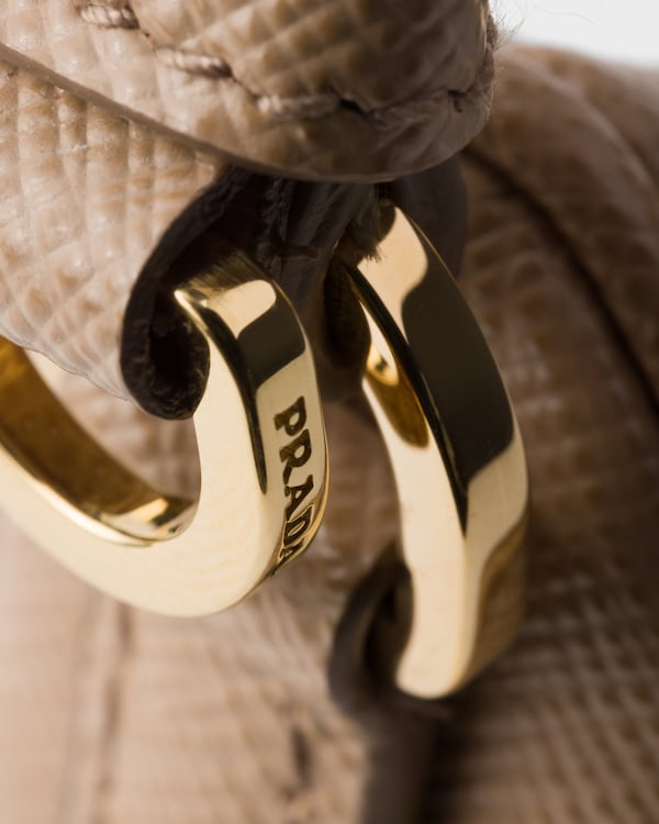 Prada Re-Edition 2005 Saffiano皮革迷你手袋 - 豆沙米色 Prada Re-Edition 2005 Saffiano皮革迷你手袋 - 豆沙米色