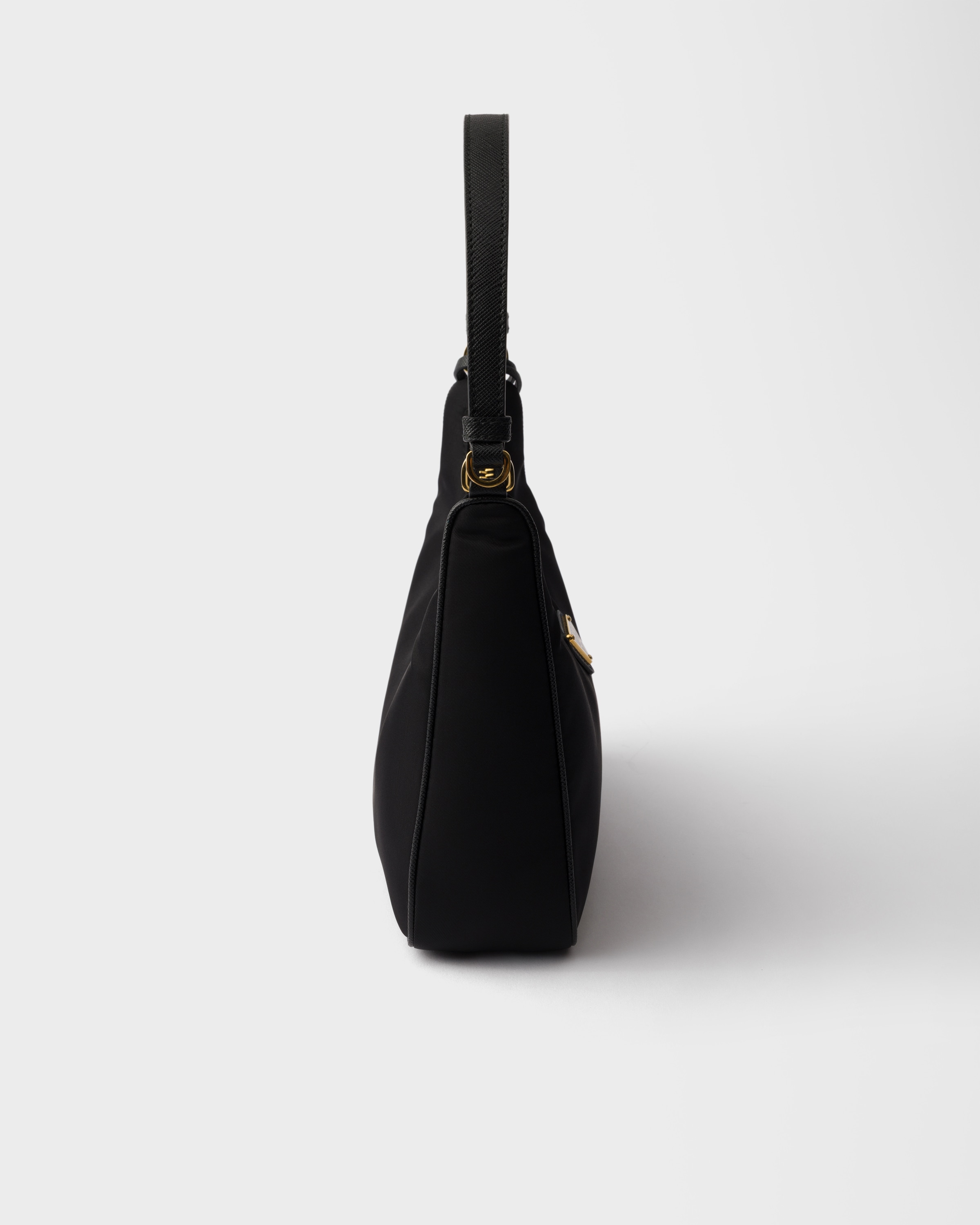 Black Prada Re-Edition 2005 Re-Nylon and Saffiano mini bag | PRADA