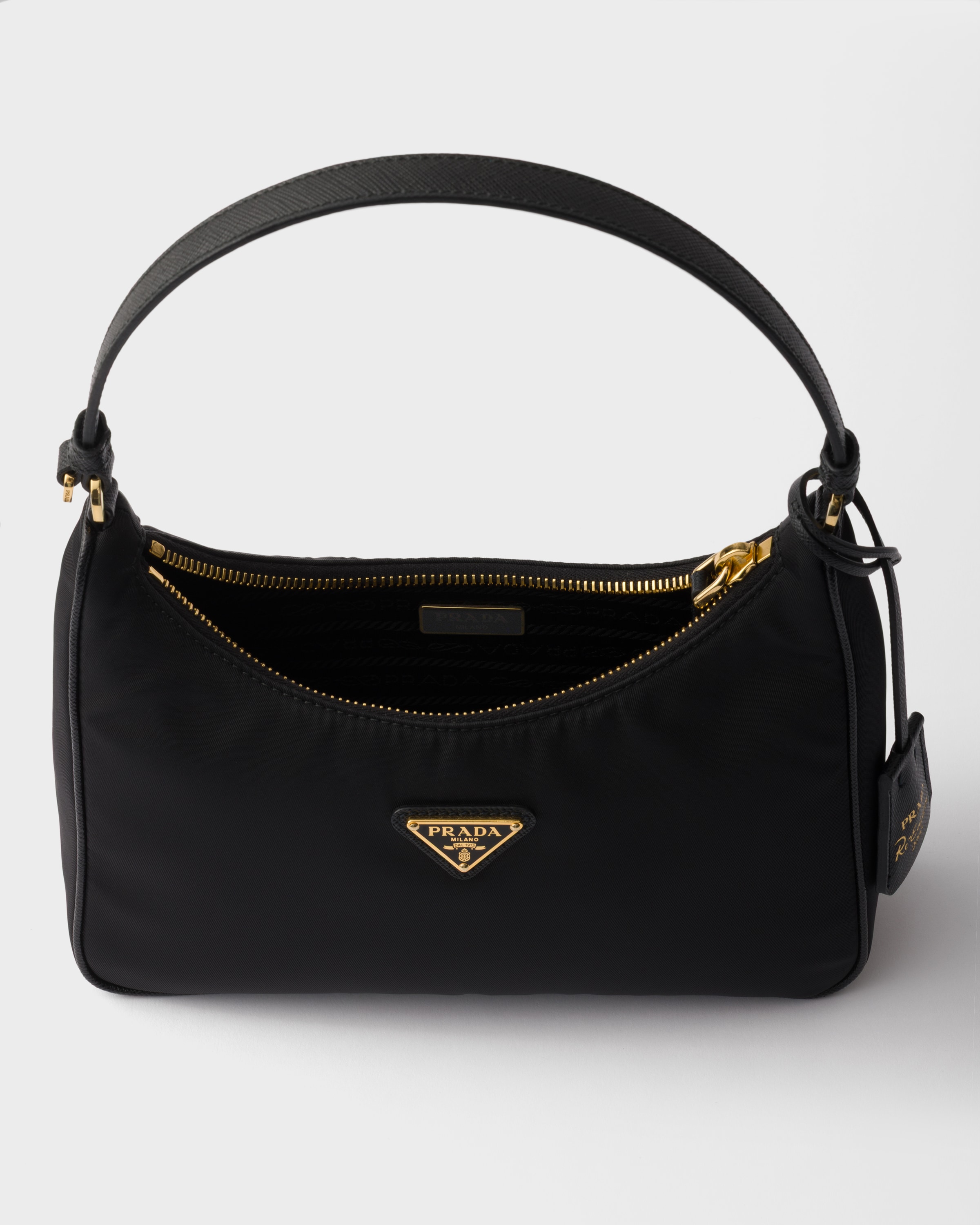 Black Prada Re-edition 2005 Re-nylon And Saffiano Mini Bag | PRADA