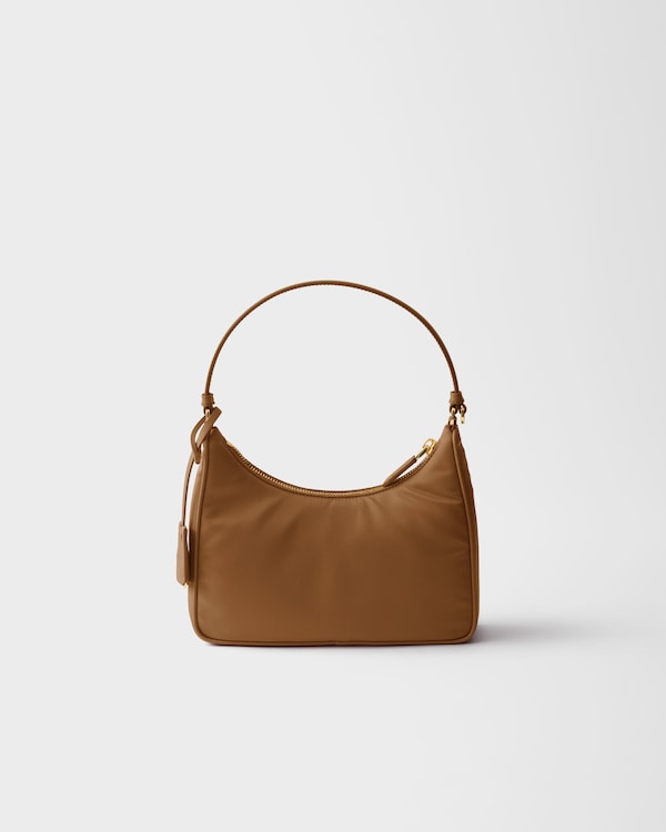 Prada Re-Edition 2005 Re-Nylon and Saffiano mini bag - Brandy Prada Re-Edition 2005 Re-Nylon and Saffiano mini bag - Brandy